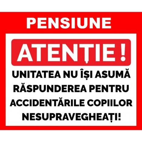 Placute pentru pensiune